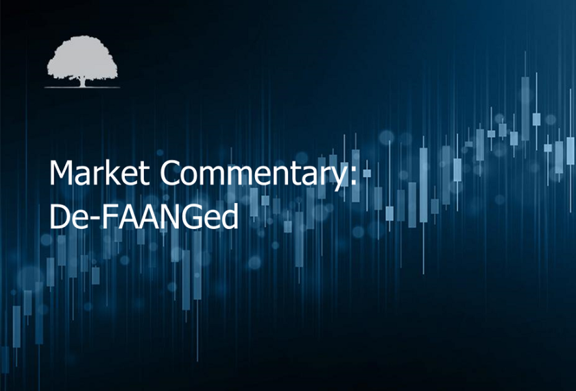 Market Commentary: De-FAANGed